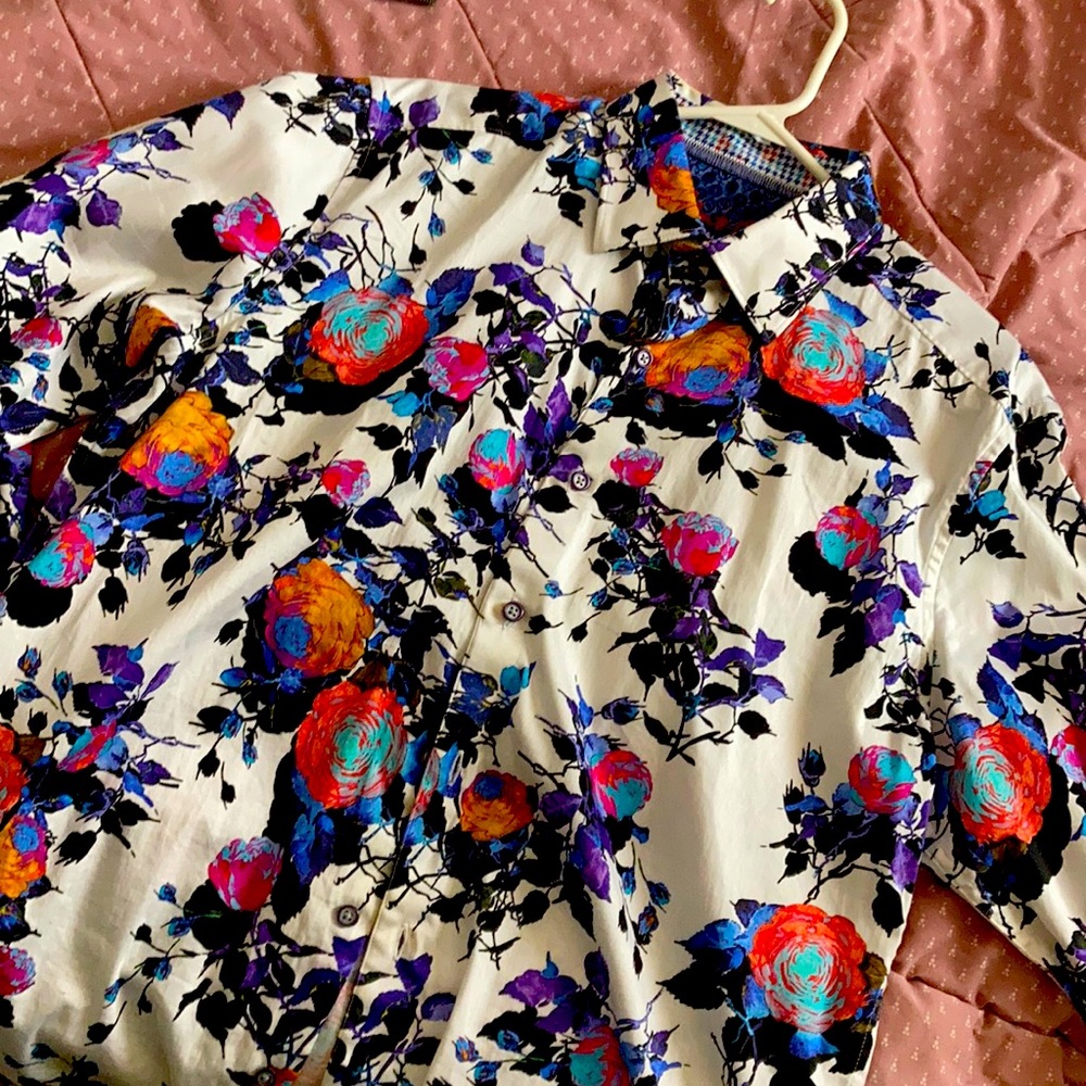 Rober Graham button down floral patterned